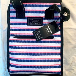 SCOUT Pleasure Chest Soft Cooler, NWT Blue, Pink stripe
